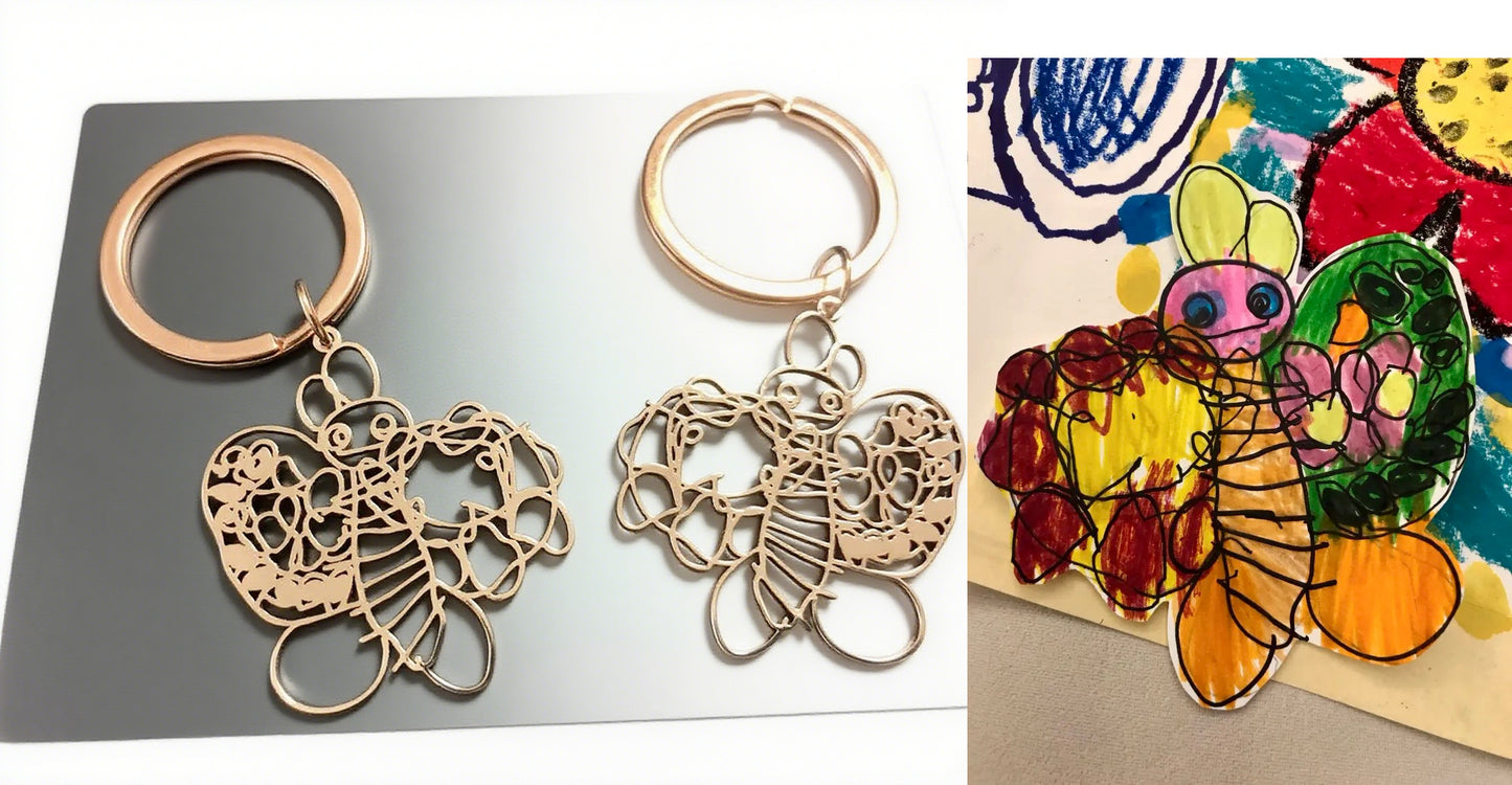 PREMIUM Custom Kids' Doodle Pendants