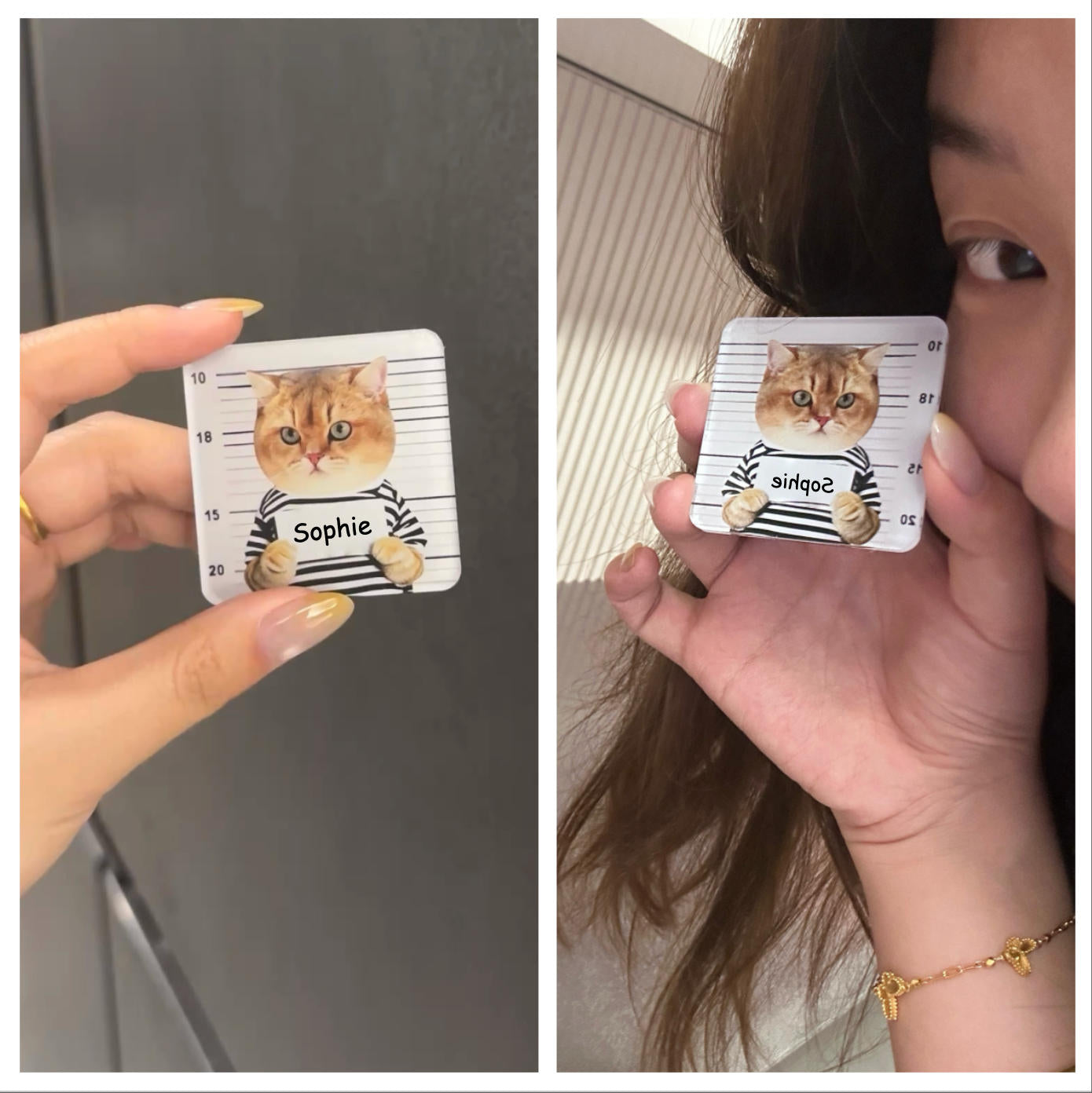 Prisoner Custom Pet Fridge Magnet