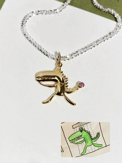 LUXURY  Custom Kids' Doodle Pendants