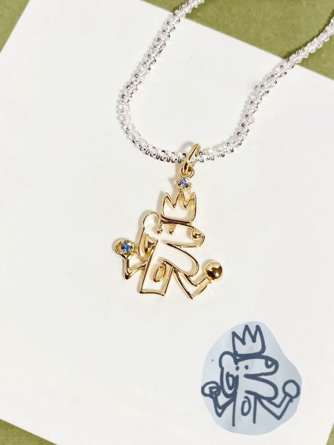 LUXURY  Custom Kids' Doodle Pendants