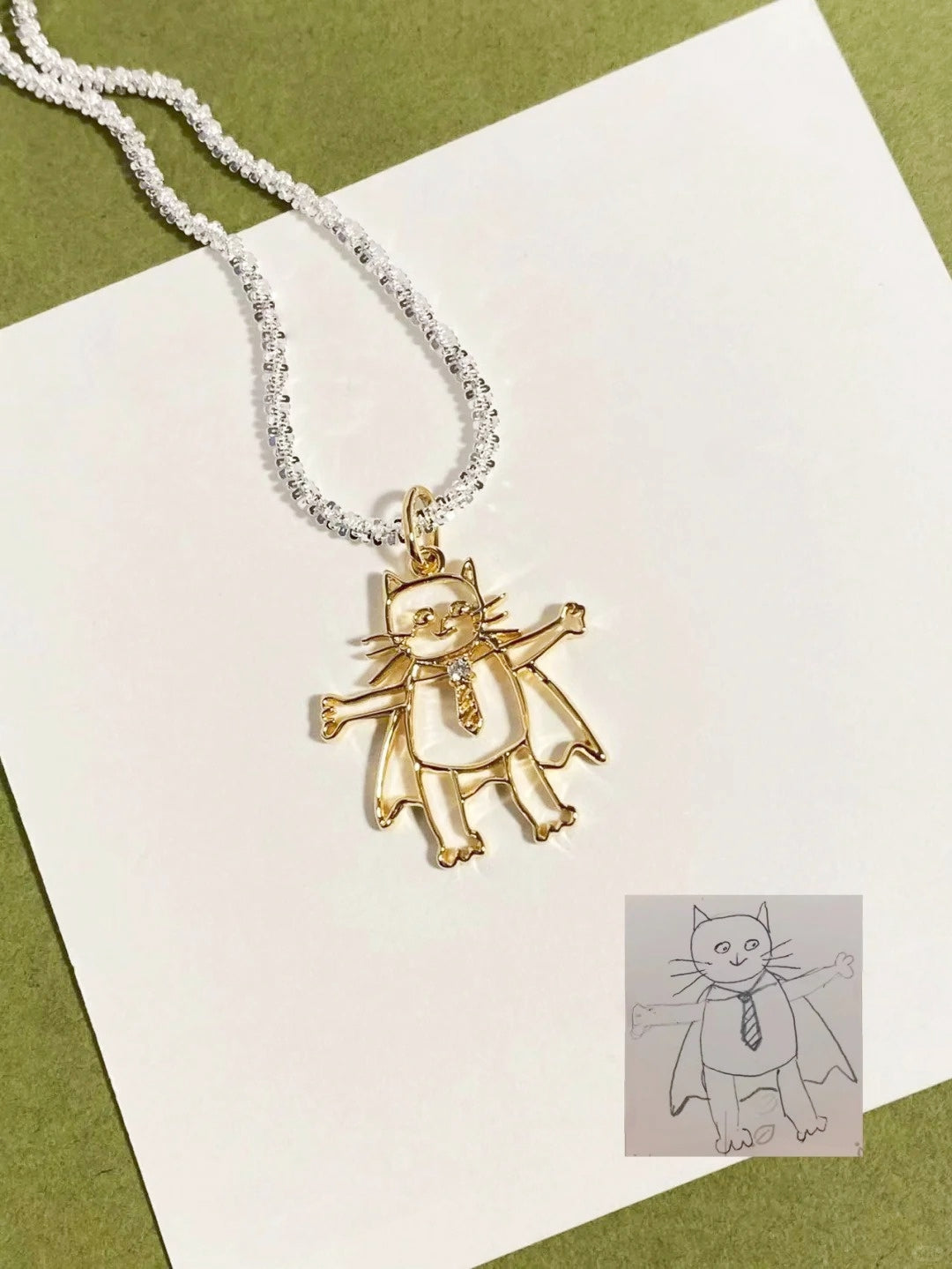 LUXURY  Custom Kids' Doodle Pendants