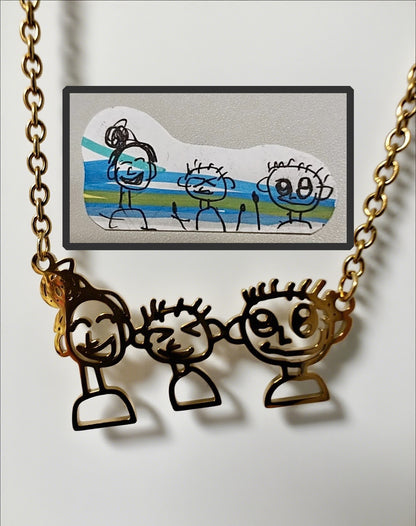 PREMIUM Custom Kids' Doodle Pendants
