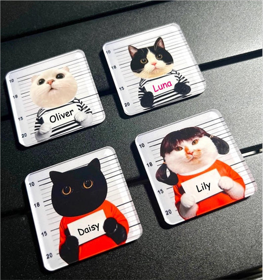 Prisoner Custom Pet Fridge Magnet