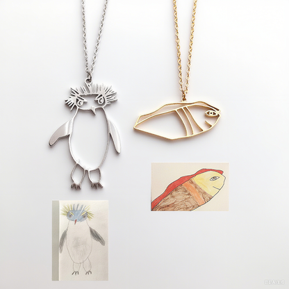 PREMIUM Custom Kids' Doodle Pendants